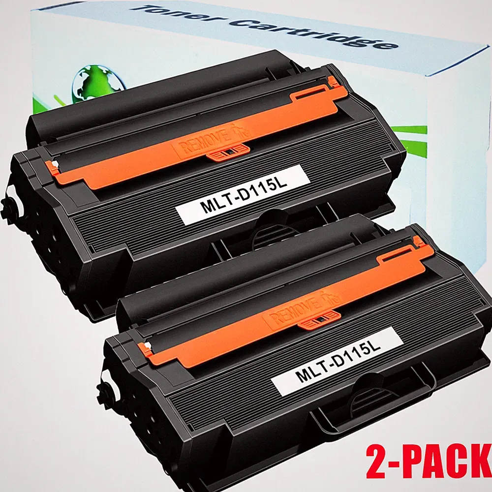 2Pk MLT-D115L Toner Cartridge for Samsung 115L Xpress SL-M2880FW M2830DW M2870FW