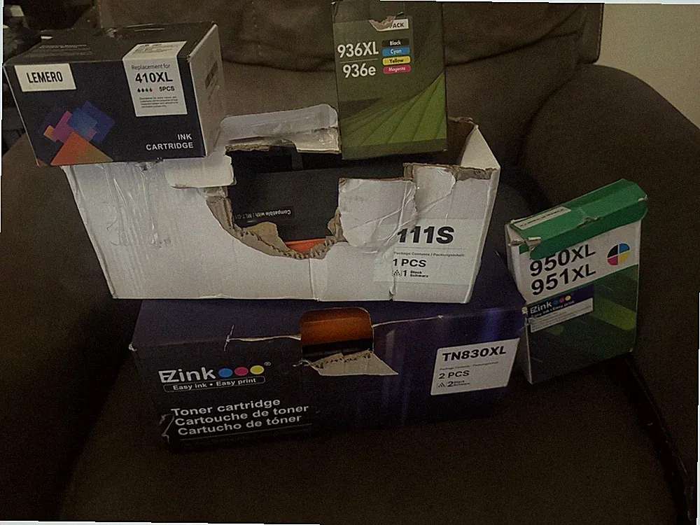 5-Box Lot Mixed Ink & Toner – Epson HP Brother Samsung New Other