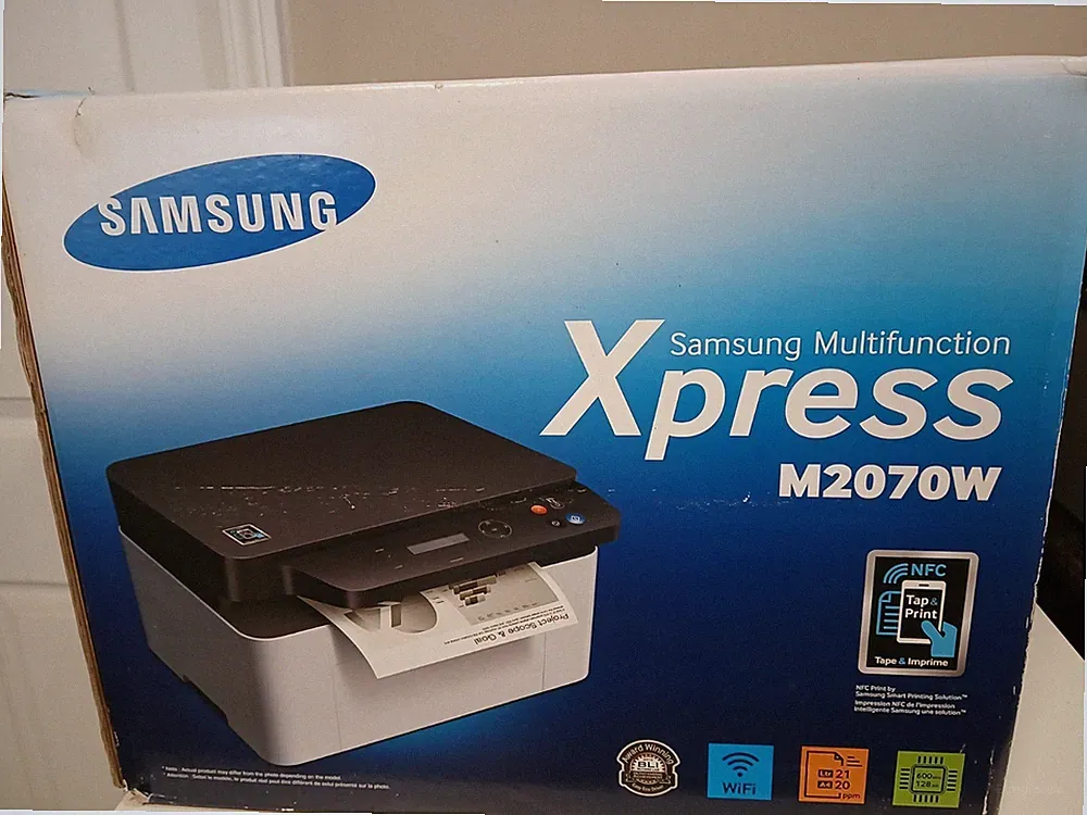 New Samsung Xpress SL-M2070W Wireless Monochrome All-in-one Laser Printer