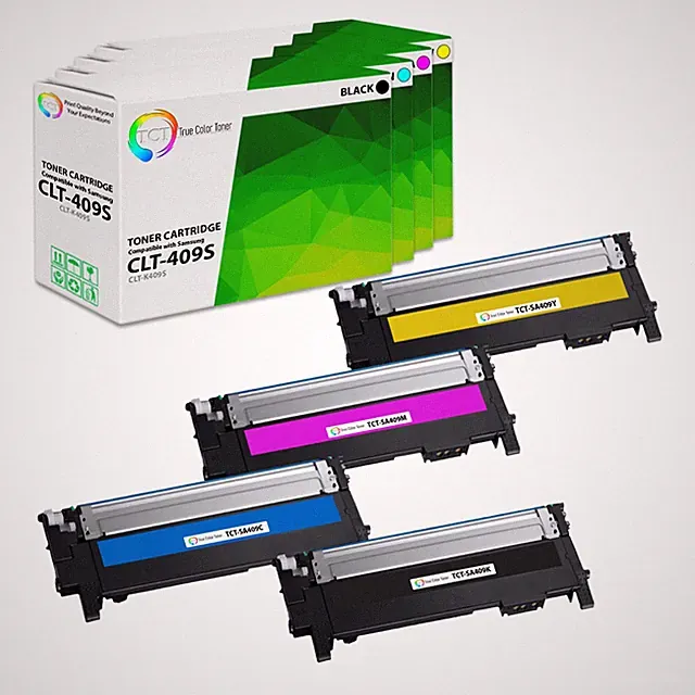 TCT 4PK CLT409S Color Toner Cartridge Set For Samsung CLP310 CLP315 CLX3170
